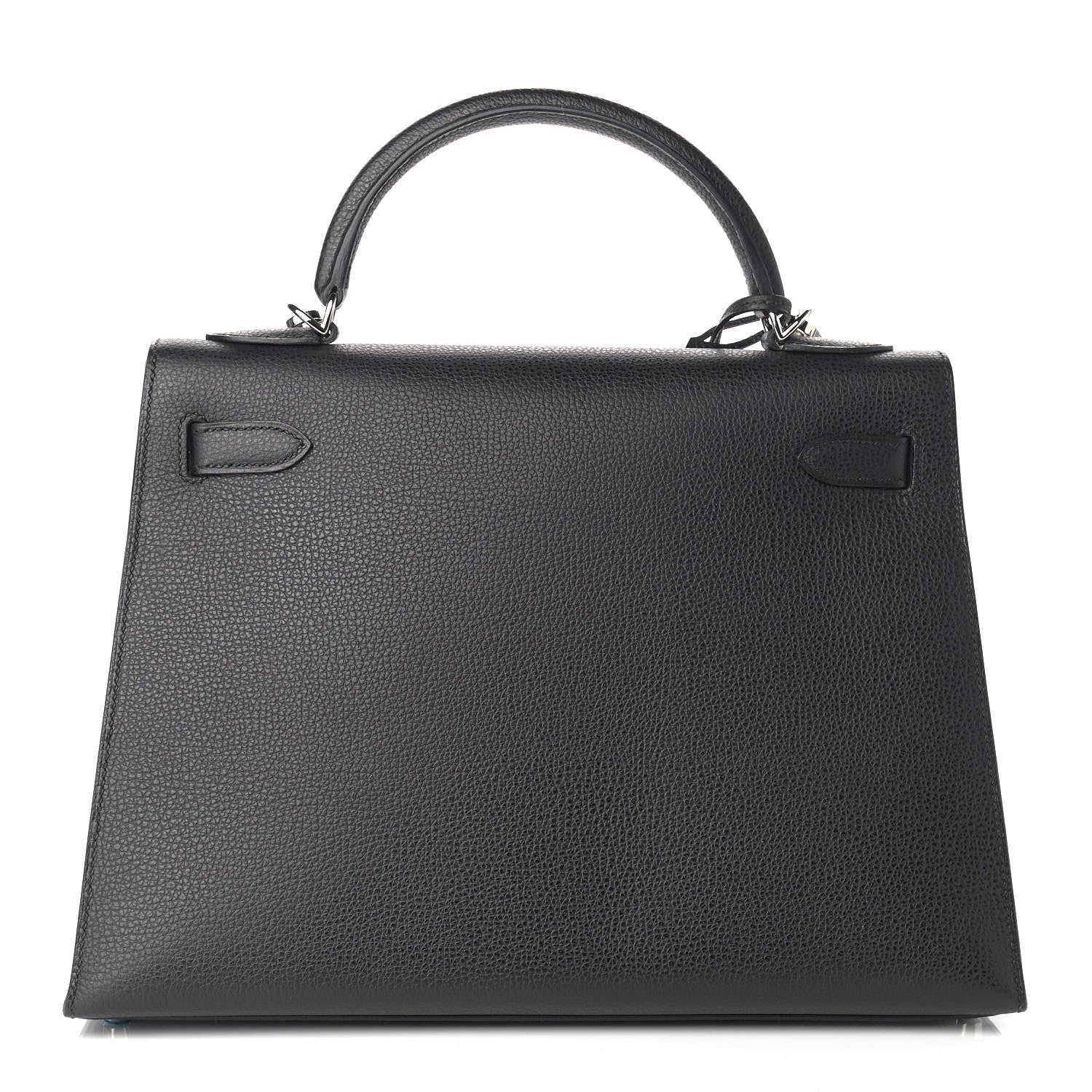 Hermes Vache Liegee Kelly Sellier 32 Black 3 of 34