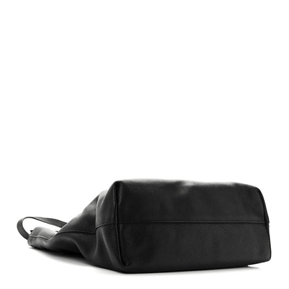 Prada Vitello Daino Shopping Tote Black 4 of 9