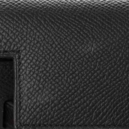 Hermes Epsom Kelly Wallet To Go Black 8 of 12
