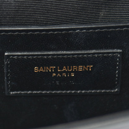 Saint Laurent Grain De Poudre Monogram Cassandre Clutch Black 6 of 7