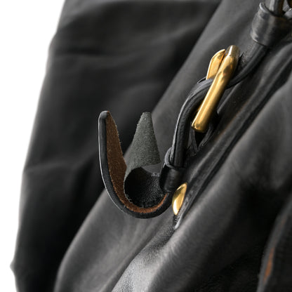 Prada Vitello Soft Shopping Satchel Black 16 of 18