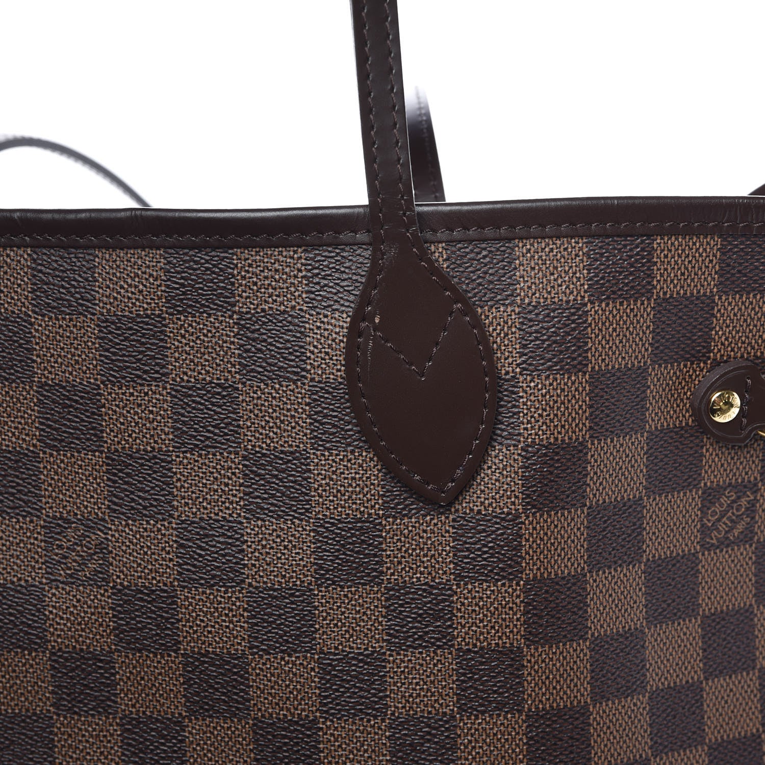 Louis Vuitton Damier Ebene Neo Neverfull MM Rose Ballerine 13 of 16