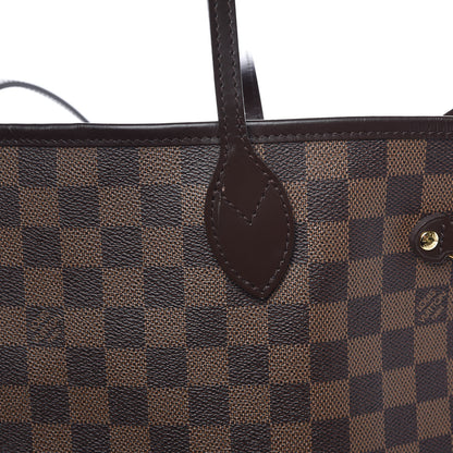 Louis Vuitton Damier Ebene Neo Neverfull MM Rose Ballerine 13 of 16