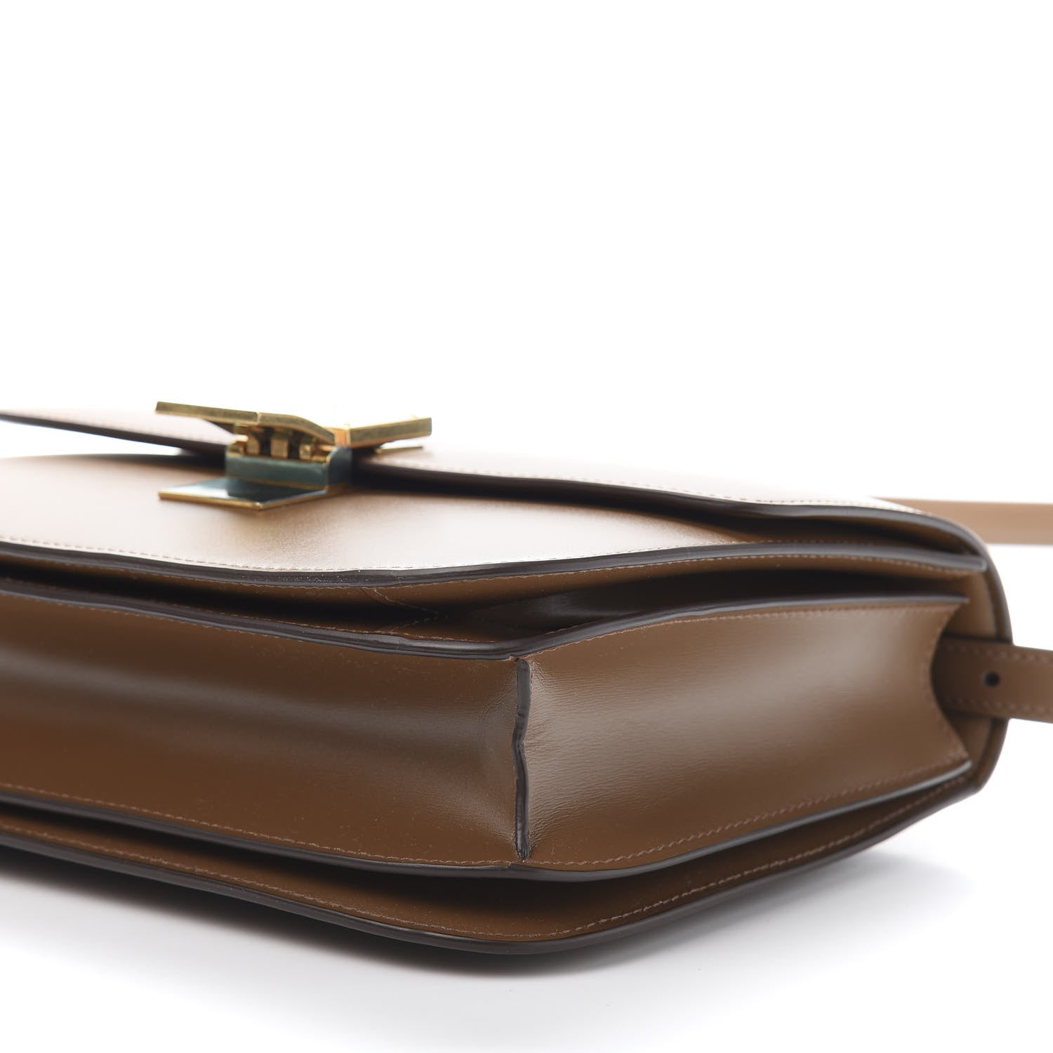 Celine Box Calfskin Medium Classic Box Flap Bag Camel 9 of 10