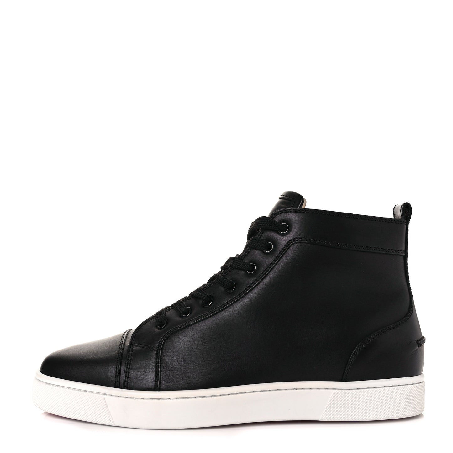 Calfskin Mens Louis Flat Sneakers 42.5 Black