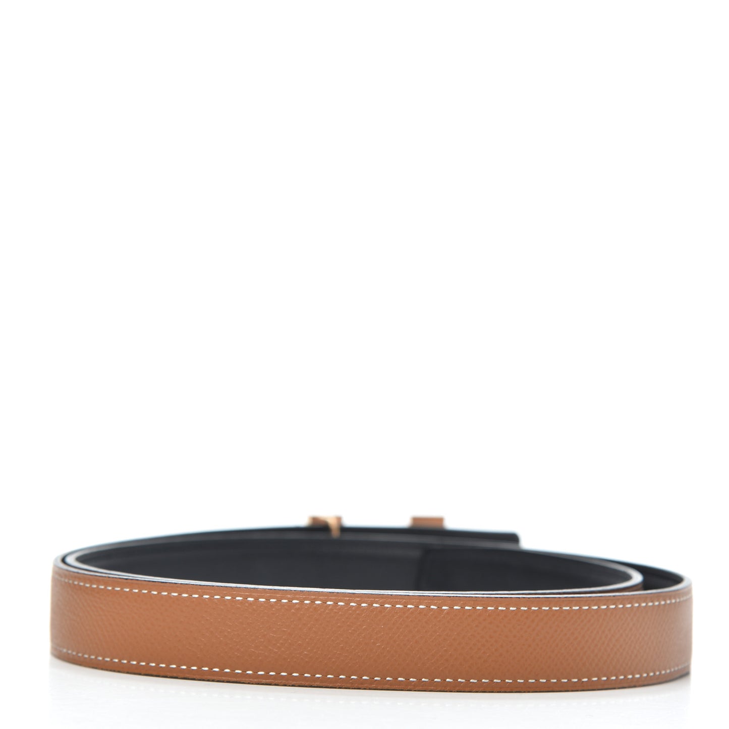 Swift Epsom 24mm Constance H Belt 90 Black Gold