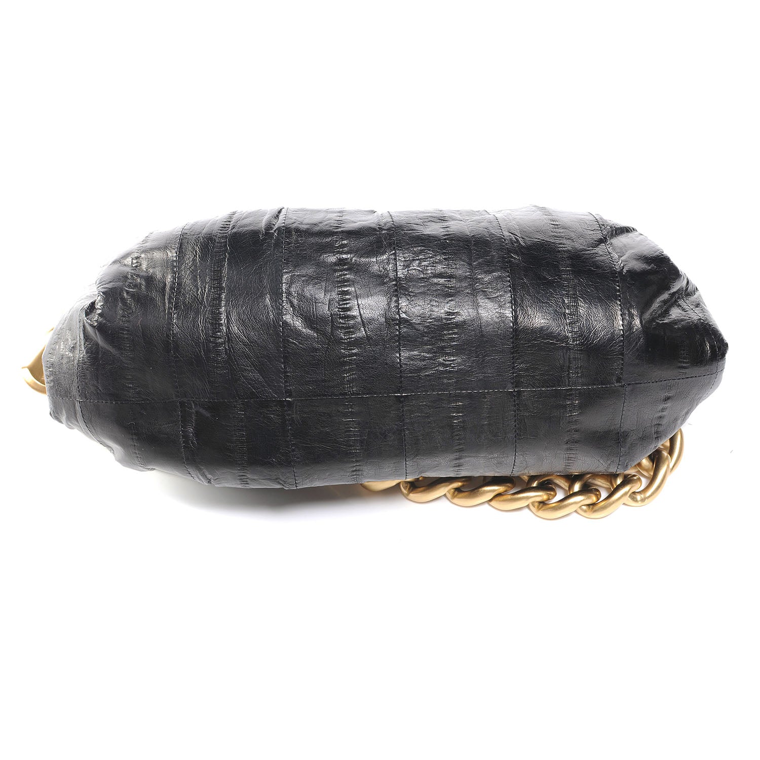 Jimmy Choo Eel Skin Clutch Black 4 of 6