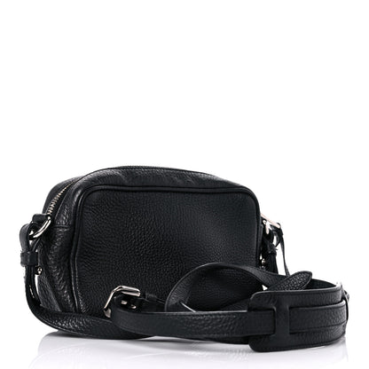 Prada Vitello Daino Mini Camera Crossbody Black 2 of 13