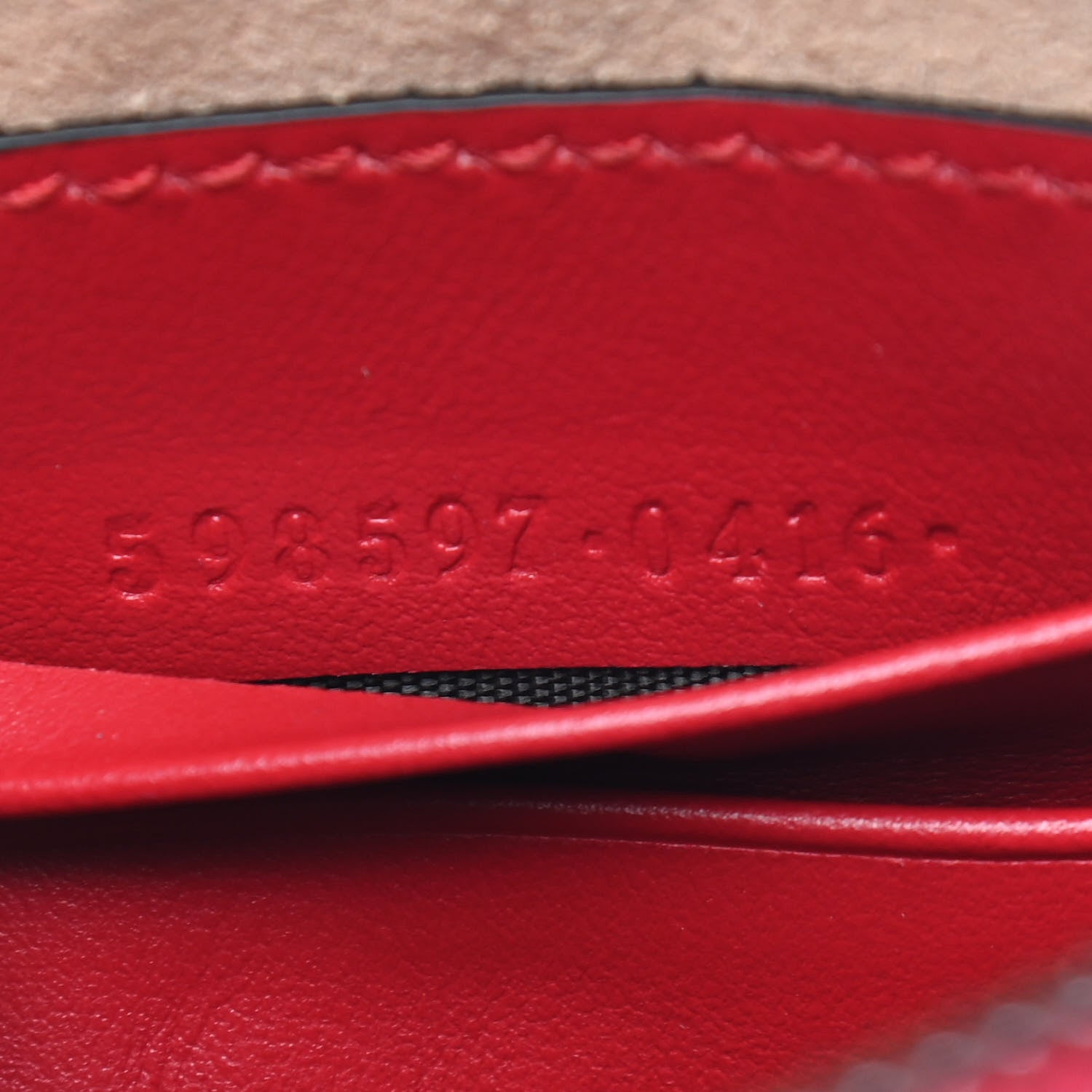 Gucci Calfskin Matelasse Mini GG Marmont Crossbody Bag Hibiscus Red 6 of 9