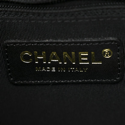 Chanel Caviar Quilted Petit Shopping Tote PST Black 6 of 10