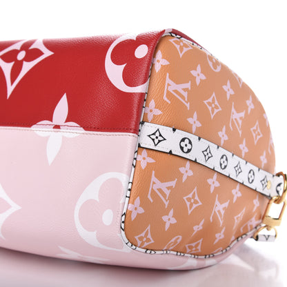 Louis Vuitton Monogram Giant Speedy Bandouliere 30 Rouge 7 of 9