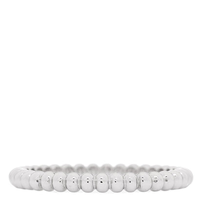 Van Cleef & Arpels 18K White Gold Small Perlee Ring 52 6 3 of 5