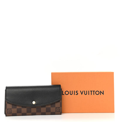 Louis Vuitton Damier Ebene Normandy Wallet Black 8 of 8