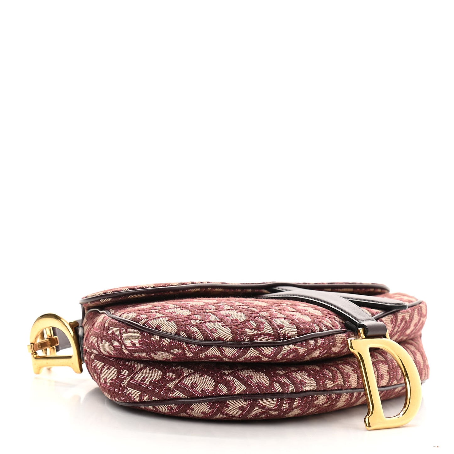 Oblique Saddle Bag Burgundy