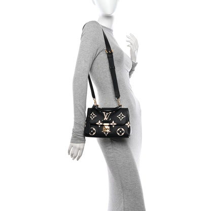 Louis Vuitton Empreinte Monogram Giant Madeleine BB Black Beige 2 of 11