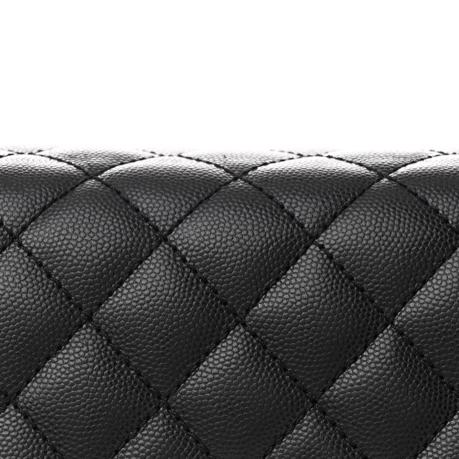 Chanel Caviar Quilted Small Coco Handle Flap Black 9 of 11