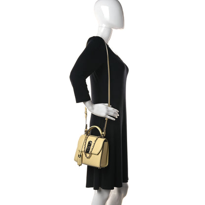 Salvatore Ferragamo Smooth Calfskin Mini Boxyz Light Yellow 2 of 12