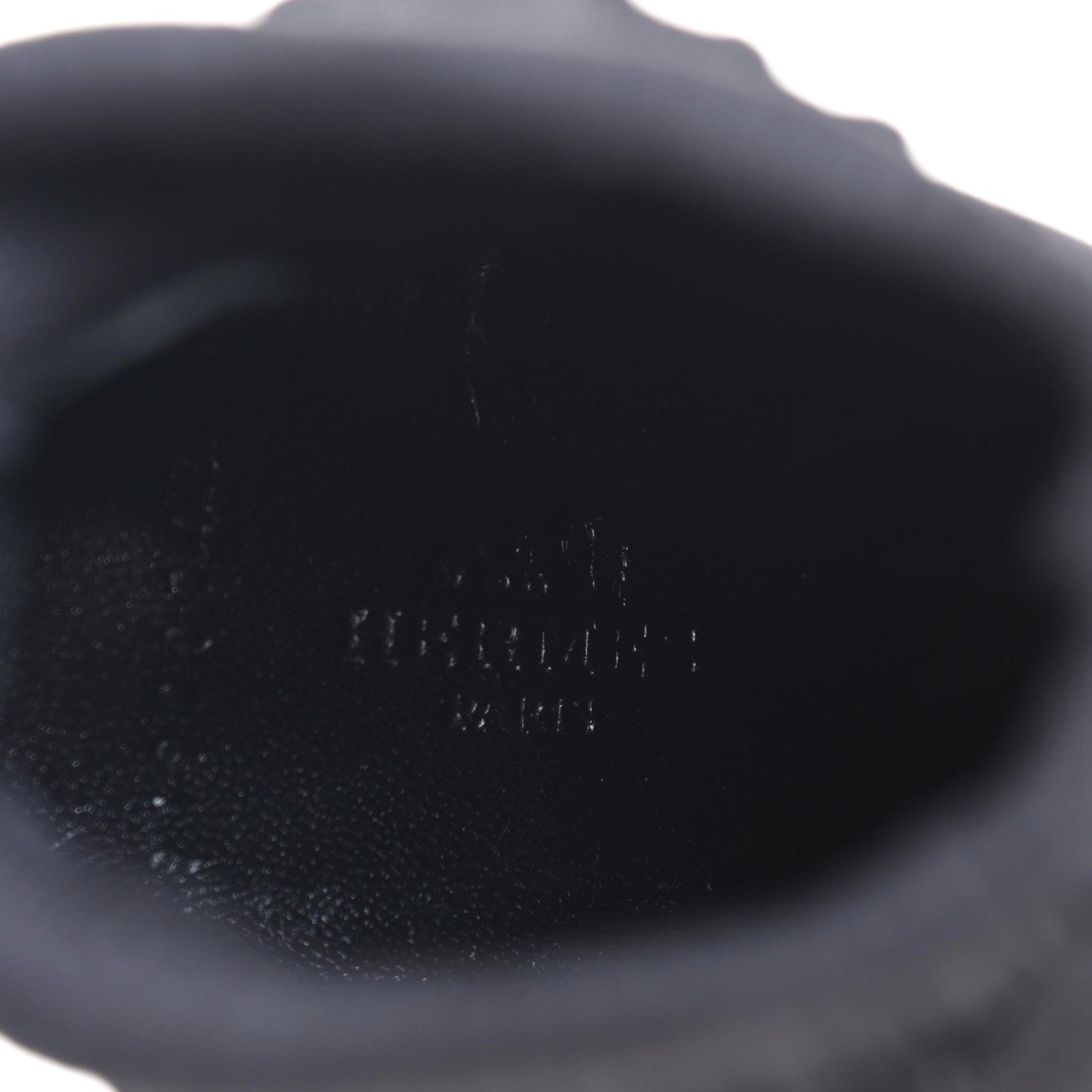 Hermes Knit Calfskin Volver Ankle Boots 37.5 Black 8 of 11