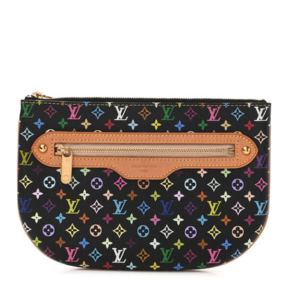 Louis Vuitton Monogram Multicolor Pochette Plate GM Black 1 of 5