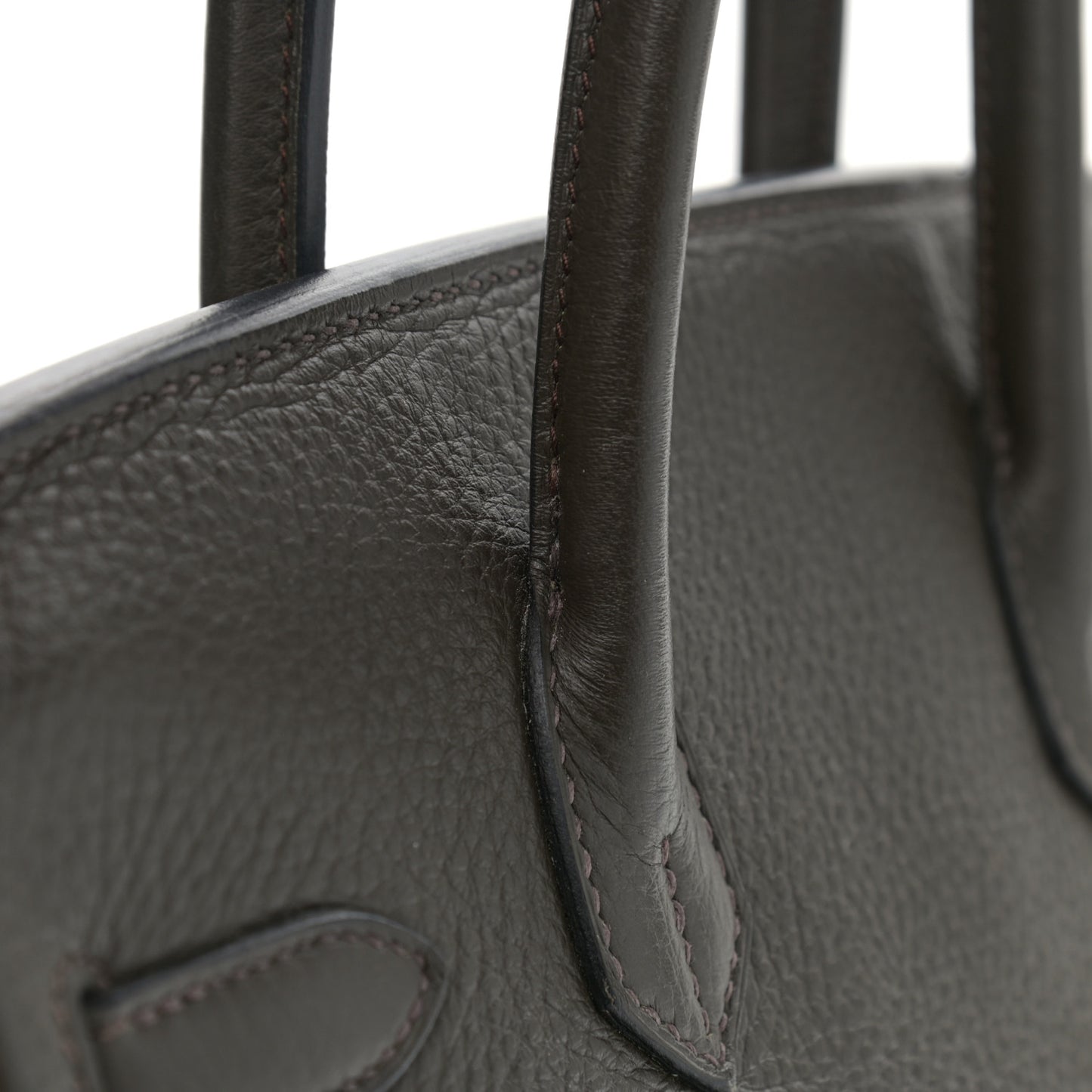Taurillon Clemence Birkin 30 Vert Bronze