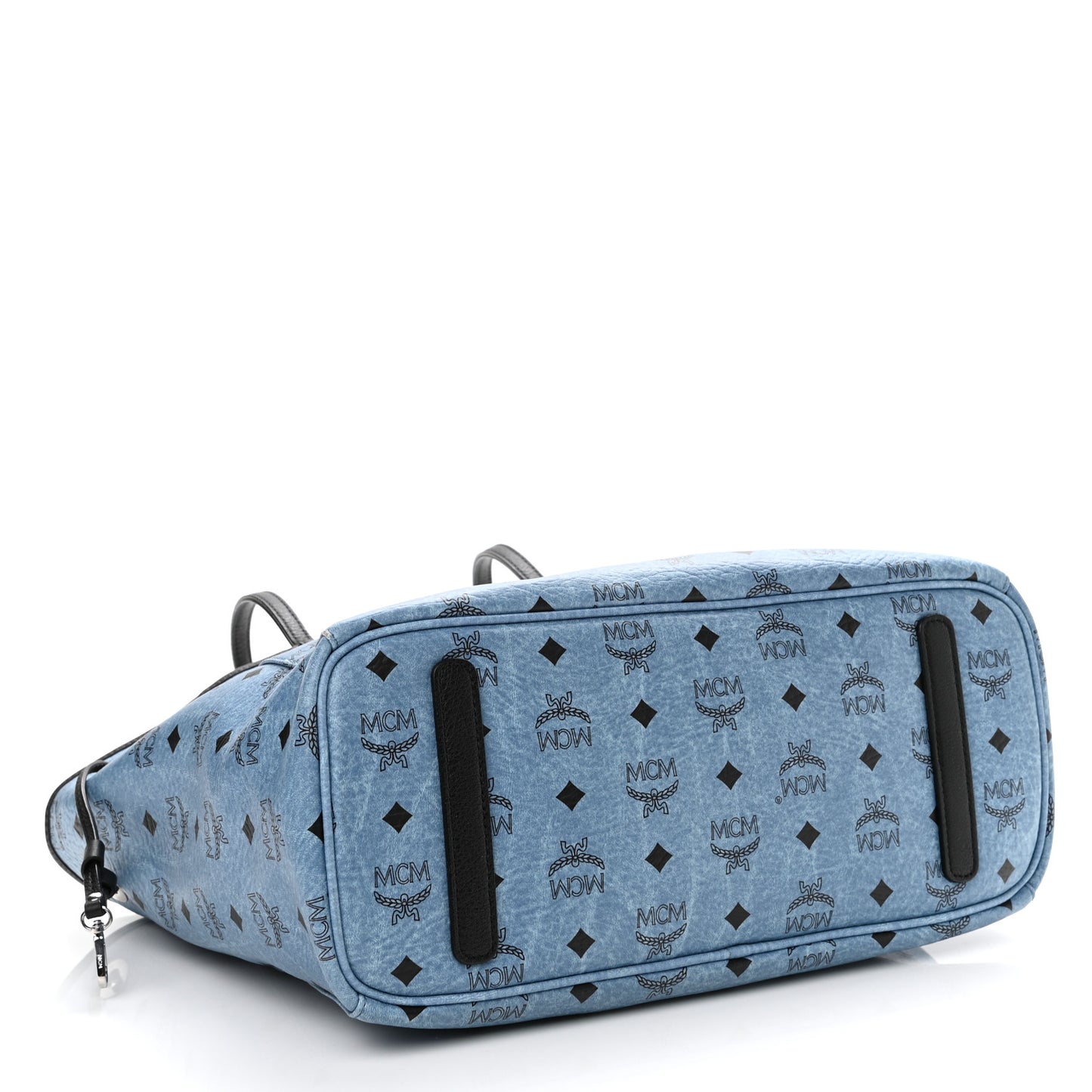 Visetos Medium Project Reversible Shopper Tote Munich Blue