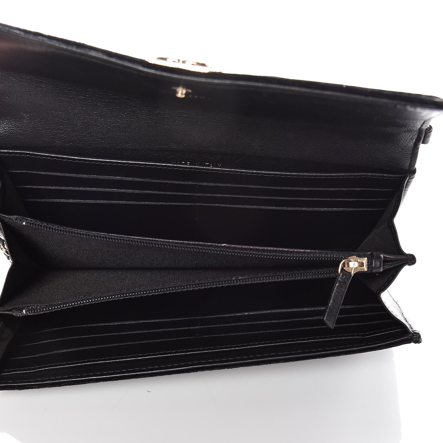 Chanel Velvet Boy Wallet On Removable Chain Black 5 of 14