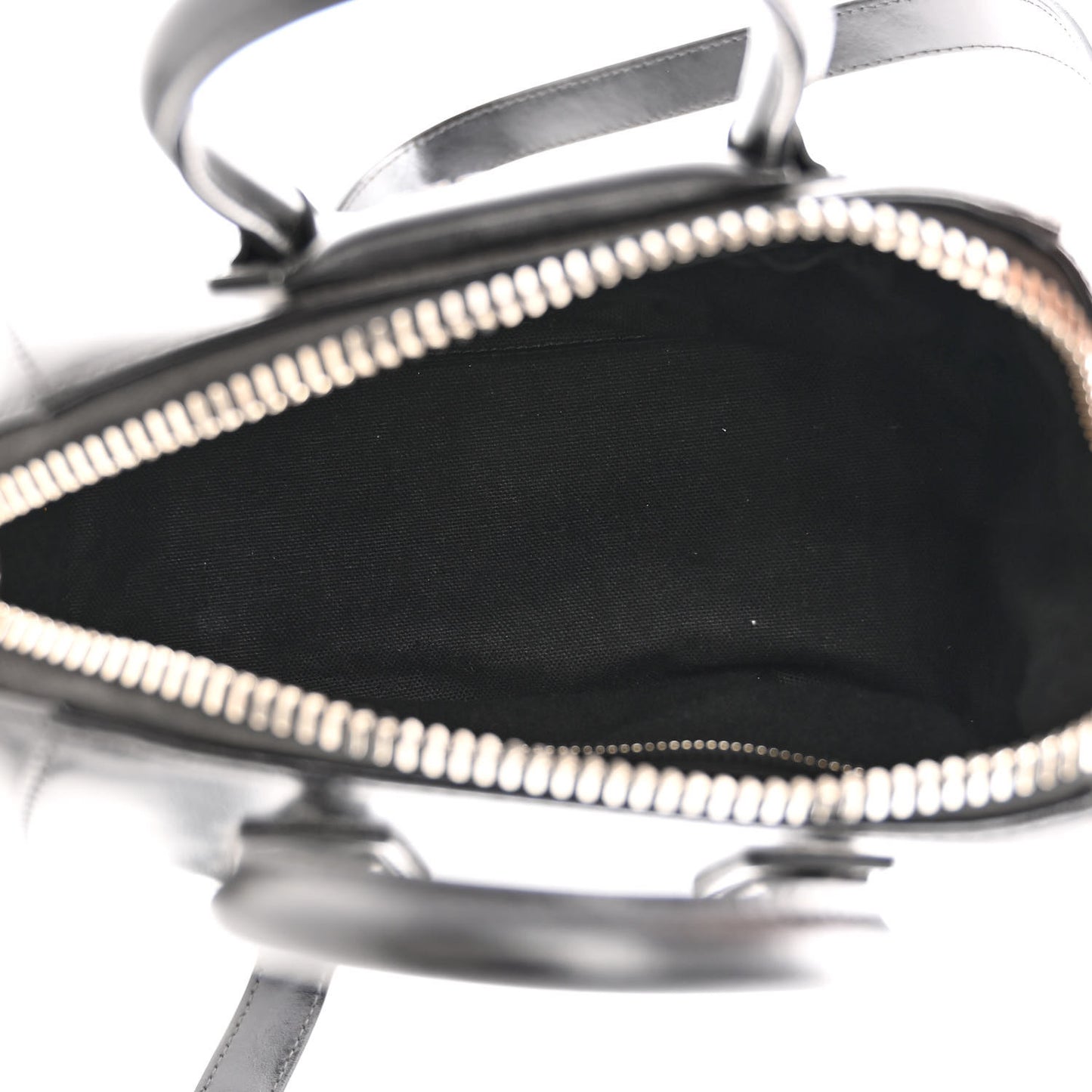 Shiny Lord Calfskin Mini Antigona Black