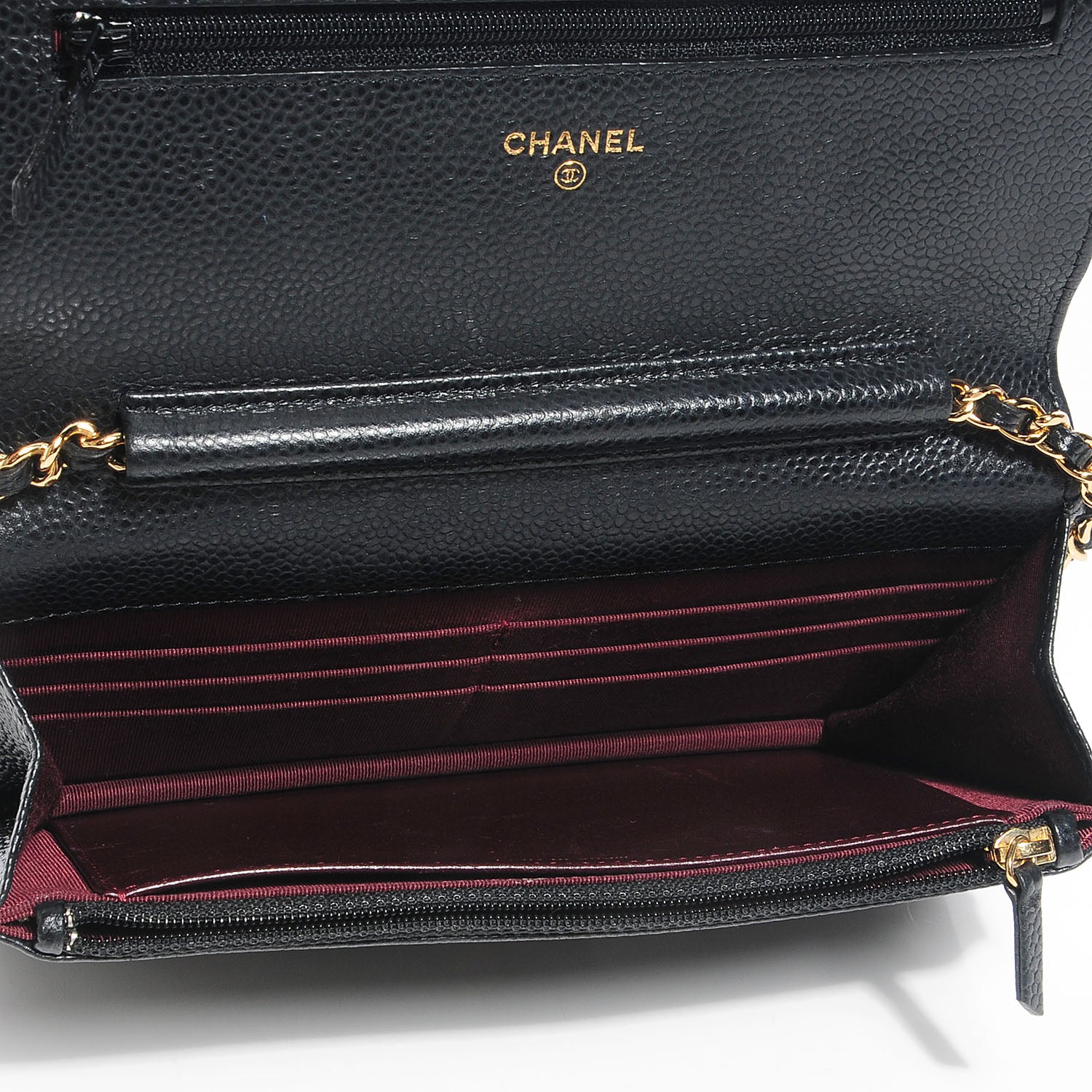 Chanel Caviar Quilted Wallet On Chain WOC Black 8 of 8
