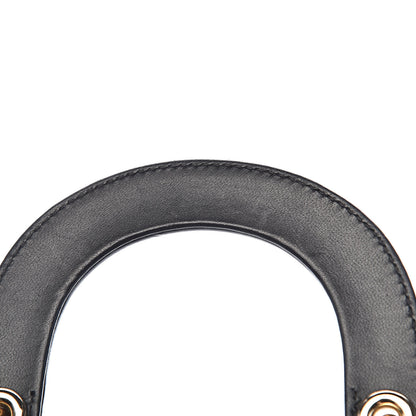 Christian Dior Lambskin Cannage Mini Lady Dior Black 9 of 13