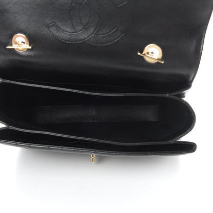 Chanel Lambskin Quilted Large Trendy CC Dual Handle Flap Bag Black 5 of 15