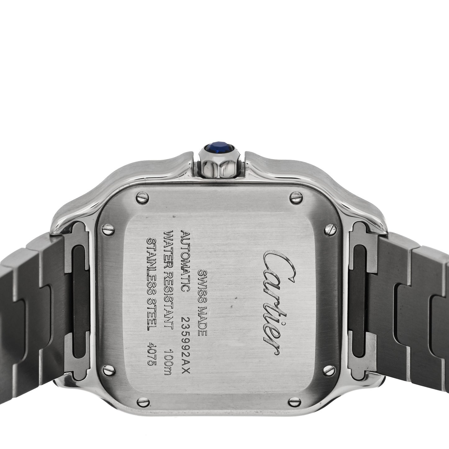 Stainless Steel 35mm Santos de Cartier Automatic Watch