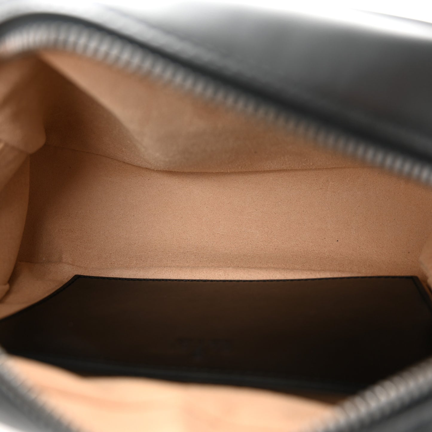 Calfskin Matelasse Small GG Marmont Chain Shoulder Bag Black