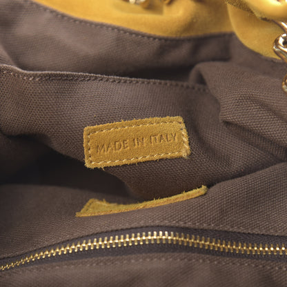 Burberry Suede Bucket Bag Yellow 7 of 13