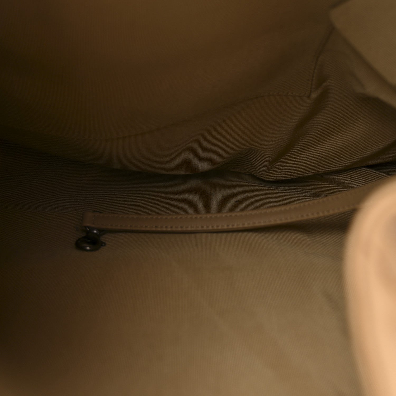 Chanel Calfskin Stitched Double Zip Hobo Beige 5 of 15