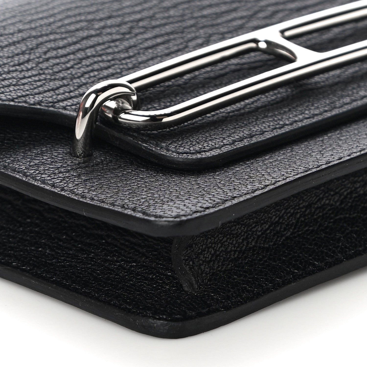 Hermes Chevre Mysore Roulis Slim Wallet Black 10 of 12