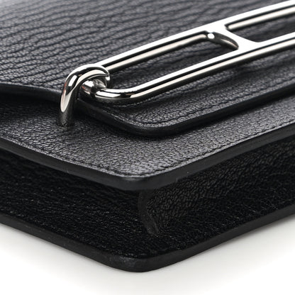 Hermes Chevre Mysore Roulis Slim Wallet Black 10 of 12
