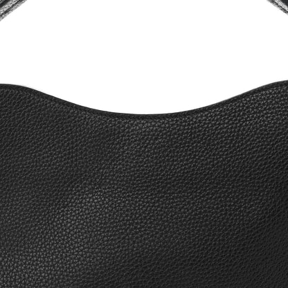 Tom Ford Pebbled Calfskin Small Alix Padlock Zip Hobo Bag Black 8 of 10