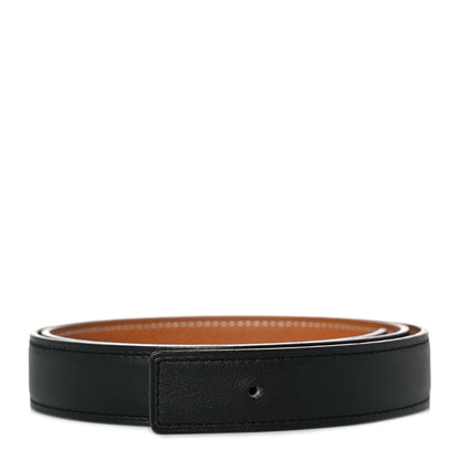 Hermes Swift Epsom 24mm Belt Strap 75 Black Gold 1 of 6