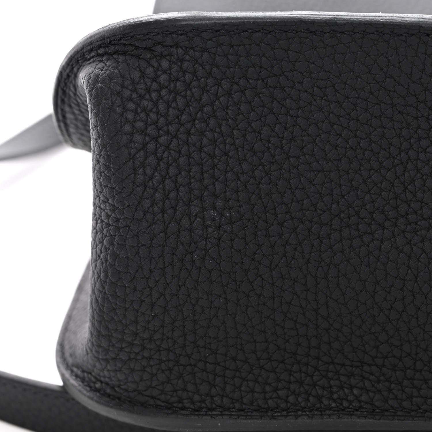 Hermes Taurillon Clemence Halzan 31 GM Black 10 of 10