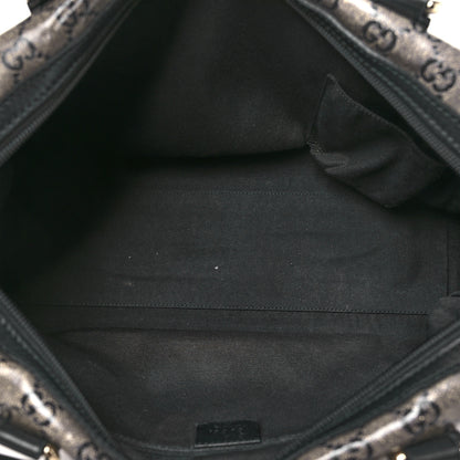 Gucci Crystal Monogram Boston Black 5 of 11
