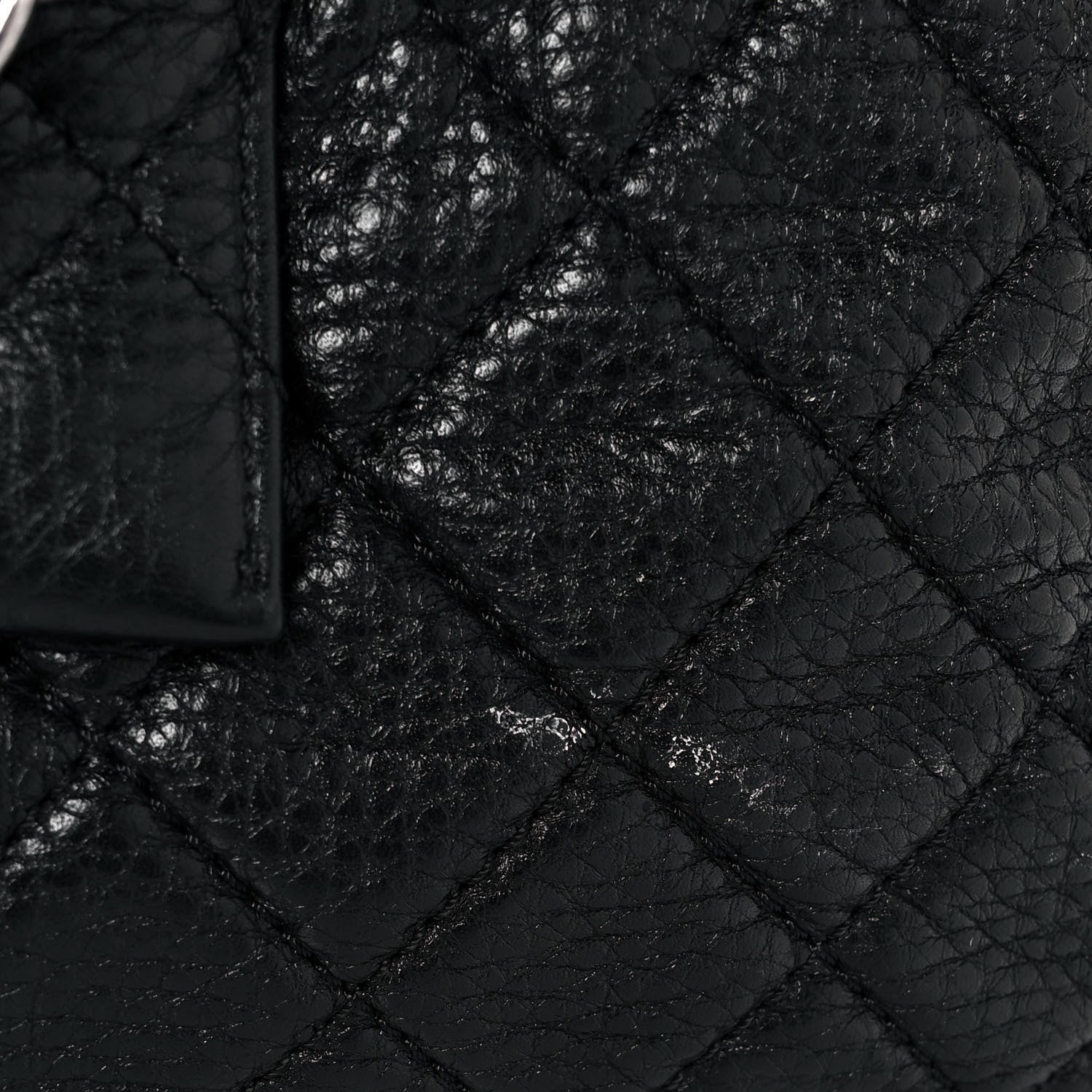 Chanel Calfskin Quilted XXL Travel Flap Bag Black 10 of 10
