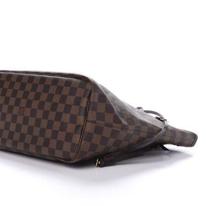 Louis Vuitton Damier Ebene Neo Neverfull MM Rose Ballerine 6 of 13