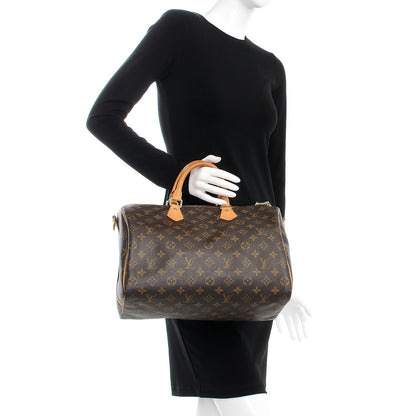 Louis Vuitton Monogram Speedy Bandouliere 35 3 of 14