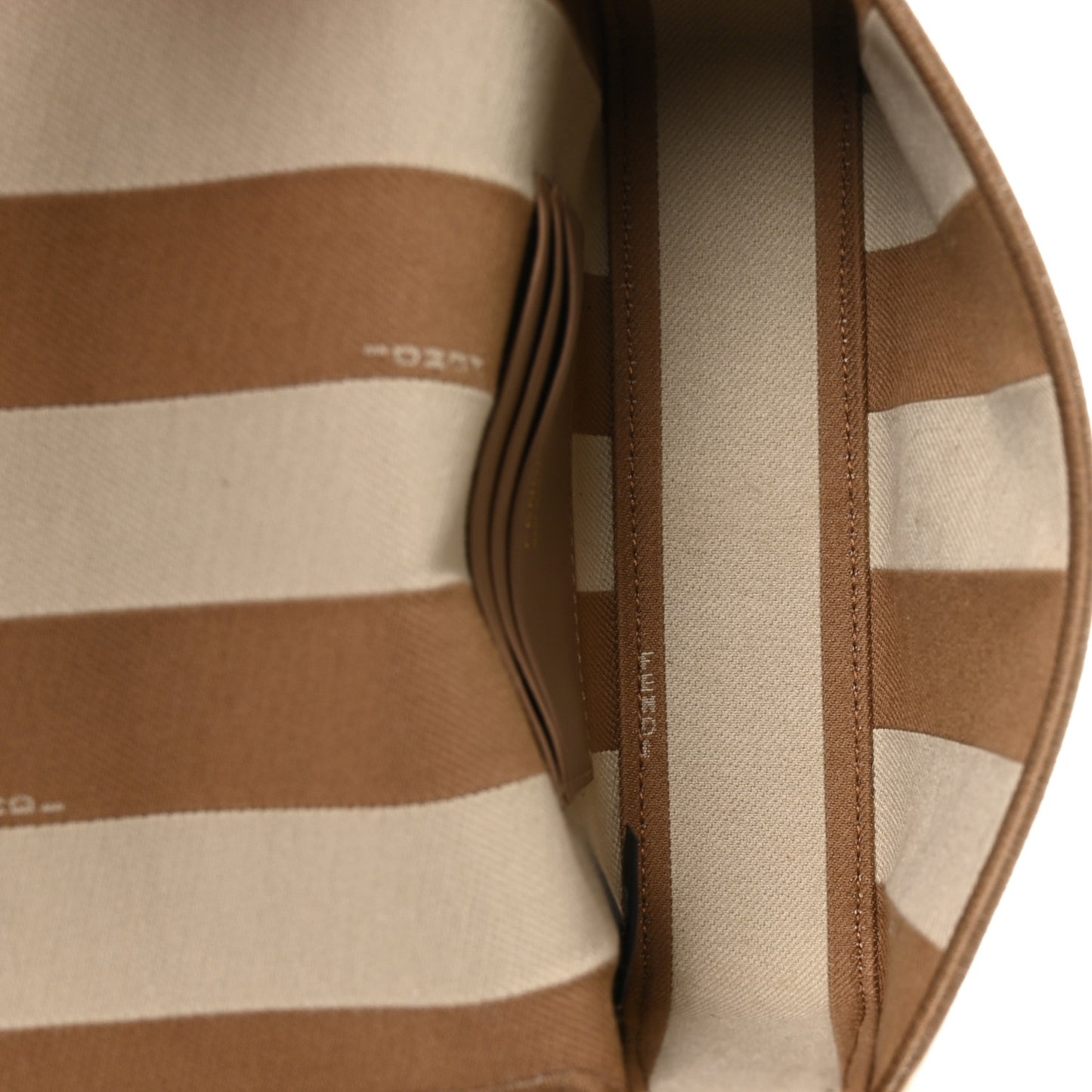 Fabric Jacquard FF 1974 Mini Baguette Beige Sand