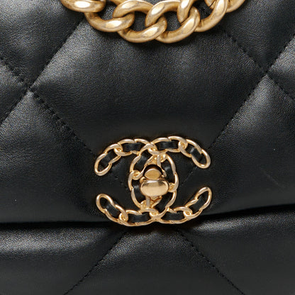 Chanel Lambskin Quilted Medium Chanel 19 Flap Black 8 of 11