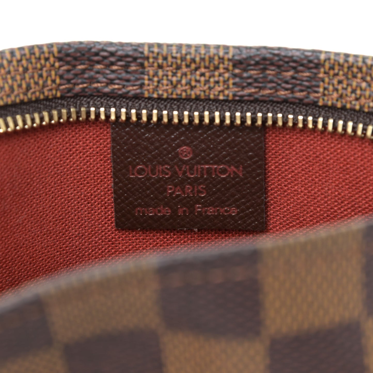 Damier Ebene Trousse Make Up Bag Pochette