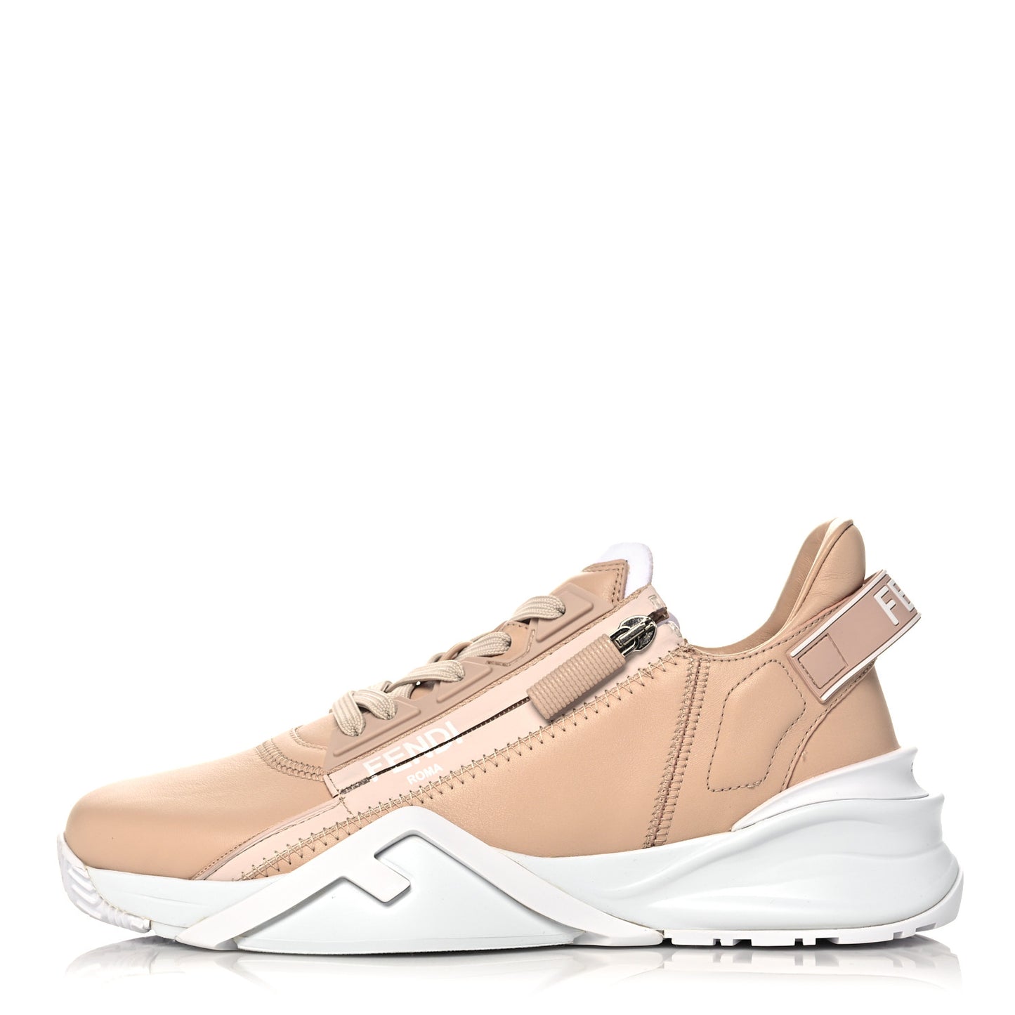 Vitello Fendi Flow Low Top Sneakers 39 Poudre