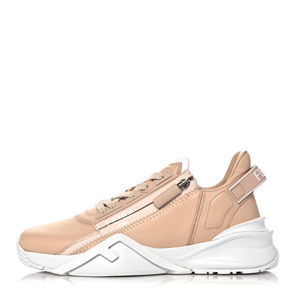 Fendi Vitello Fendi Flow Low Top Sneakers 39 Poudre 1 of 9