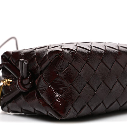 Bottega Veneta Polished Nappa Intrecciato Knot Mini Loop Camera Bag Madder Brown 8 of 9