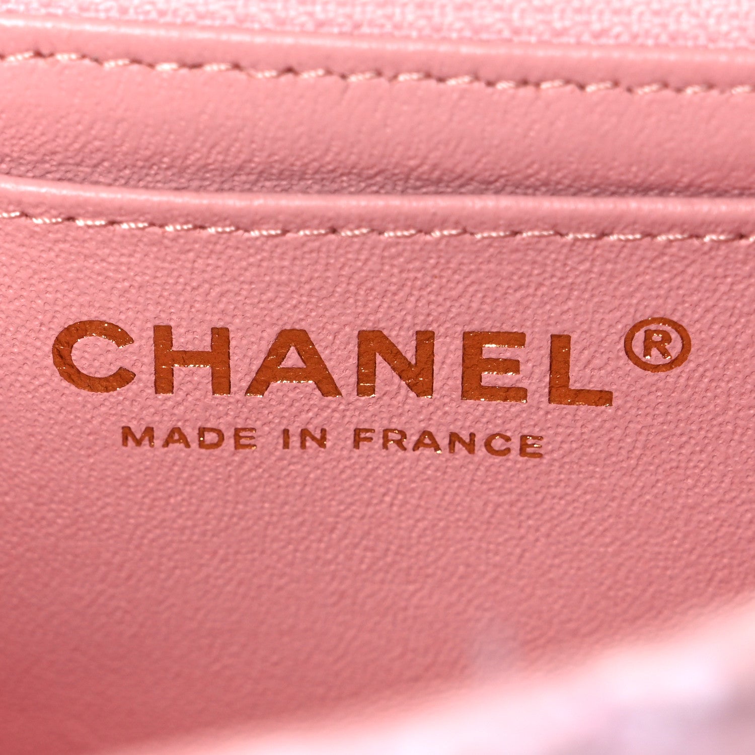 Chanel Tweed Quilted Mini Rectangular Flap Light Pink White 6 of 10